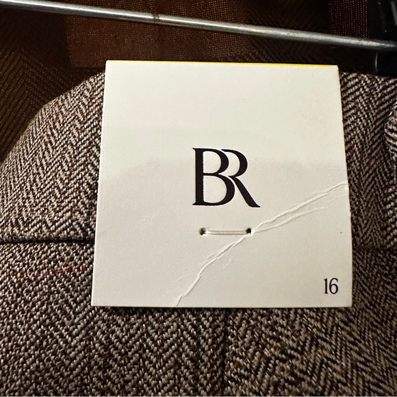 NWT Banana Republic Lido Sculpted Italian Wool Blazer and Pants Plaid sz 16 - Picture 15 of 16
